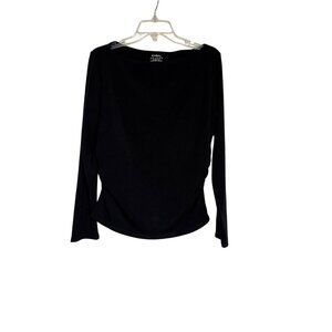 OGL Womens Black Long Sleeve Top 2XL Viscose Blend Career Wear